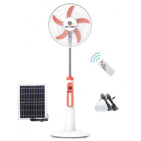 Ventilateur Solaire sur Pied EASY POWER EP-8818, 26W avec Veilleuse LED Intérieure