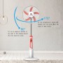 Ventilateur Solaire sur Pied EASY POWER EP-8816, 16 pouces, 26W avec Veilleuse LED Intérieure