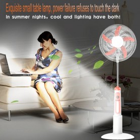 Ventilateur Solaire sur Pied EASY POWER EP-8816, 16 pouces, 26W avec Veilleuse LED Intérieure