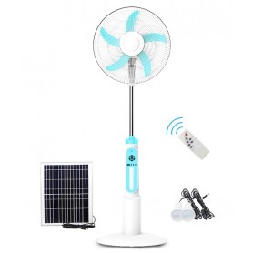 Ventilateur Solaire sur Pied EASY POWER EP-8816, 16 pouces, 26W avec Veilleuse LED Intérieure