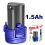 Batterie de rechange EMTOP EBPK12150 en Lithium-Ion 1.5Ah, 12V, Recharge rapide