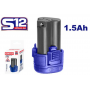 Batterie de rechange EMTOP EBPK12150 en Lithium-Ion 1.5Ah, 12V, Recharge rapide