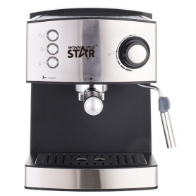 Machine à Café Espresso WINNING STAR ST-9702, 19 BAR, 850W, 1600 ml en PP et acier inoxydable