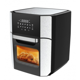 Friteuse à air chaud WINNING STAR ST-9686, 1800W 12L avec écran LCD, fenêtre visible et panneau tactile