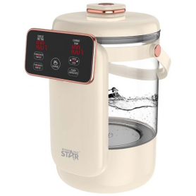 Bouilloire Electrique WINNING STAR ST-6033, 2,5 litres, 1350 watts, Plastique et verre transparent