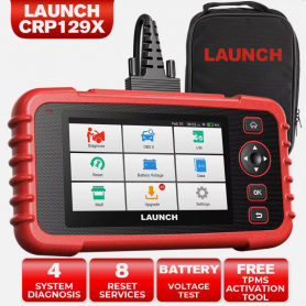 Launch Scanneur Diagnostique OBD2 auto CRP129E Automatique, 12V, 9W, multifonctions de réinitialisation