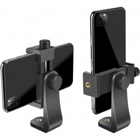 Support de Smartphone Rotatif 360 Degrés pour iPhone et Téléphones Android, Mécanisme Réglable