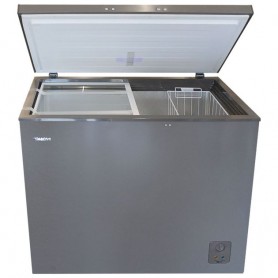 Congélateur coffre Hisense, 250 Litres, congélation rapide, Porte en verre, Réfrigérant R600