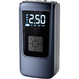 Pompe Compresseur à Air Compacte Ronyme Air Tire Inflator, Rechargeable avec Manomètre Électronique