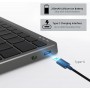 Clavier Pratique Sensible avec Étui Pliable et Touchpad - Bluetooth-compatible 5.2 pour Tablette