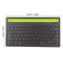 Clavier Bluetooth sans fil rechargeable avec support robuste pour tablette et smartphone