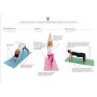 Tapis de Yoga Écologique en Mousse EVA 190×90 cm – Antidérapant & Confort Épais 8 mm
