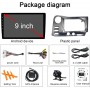 Autoradio Android 4+64GB pour Toyota Matrix/Pontiac Vibe 2003-2004