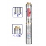Pompe à eau Submersible EMTOP EWPPD03701, 4", 6.0m³/h , 370W, pour Puits Profond