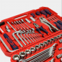 Caisse d’Outils de 142 Pièces EMTOP EHTS01421, pour des travaux de bricolage, de réparation, et de maintenance