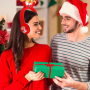 Casque écouteur Bluetooth décoré Noel avec Ornement Suspendu