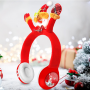 Casque écouteur Bluetooth décoré Noel avec Ornement Suspendu