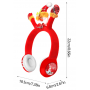 Casque écouteur Bluetooth décoré Noel avec Ornement Suspendu