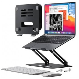 Support, Refroidissement Ordinateur Portable, pour PC, MacBook/MacBook Air/Pro/Notebooks, Portable Pliable Multi-Angle