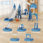 Chateau de Jeu 6-en-1 pour Enfants de 1 à 6 ans, stable et sécurisé