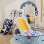Château de Jeu 4-en-1 pour Enfants de 1 à 6 ans, stable et sécurisé