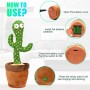 Cactus Interactif parlant, Jouet Éducatif, 120+ chansons intégrées pour enfant de 3 à 9 ans