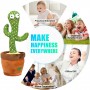 Cactus Interactif parlant, Jouet Éducatif, 120+ chansons intégrées pour enfant de 3 à 9 ans