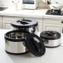 Ensemble Lunchbox KeepWarm 3PCS, Stockage Alimentaire en Acier Inoxydable