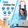 Mini humidificateur Portable 4 en 1 avec Lumière LED 7 Couleurs, 600 ml, Minuterie réglable