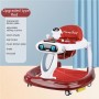 Trotteur de Marche KLL002 2en1, pour Bébé de 6 mois à 3 ans, 6 roues en silicone, Structure en fer