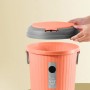 Poubelle compacte avec Couvercle 6L pour maison, salle de bain et bureau