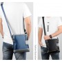 Sac à Bandoulière Imperméable en Tissu Oxford pour Hommes, Fermeture éclair robuste et pratique