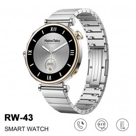 Montre Connectée Haino Teko Germany RW43 pour Femmes avec Bracelet Élégant en Or Rose et Trois Paires de Bracelets