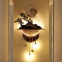 Tableau de Peinture Décorative lumineux LED LBR Art, Style Moderne et Abstrait, Prêt à Accrocher