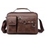 Sac à Main, Bandoulière à Étanche en cuir PU pour Homme, résistant aux rayures et imperméable