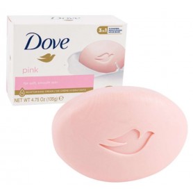 Lot de 3 savon de douche Dove Pink Beauty Cream Bar (6 x 90g chacun), Pour une Peau Douce et Lisse