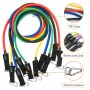 Corde de Traction Élastique Multifonctionnelle avec Barre d'Entraînement - en Caoutchouc (12 PCS)