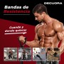 Corde de Traction Élastique Multifonctionnelle avec Barre d'Entraînement - en Caoutchouc (12 PCS)