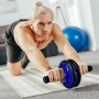 Ensemble Rouleau de Presse Abdominale, Équipement de Fitness à Domicile