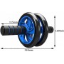 Ensemble Rouleau de Presse Abdominale, Équipement de Fitness à Domicile