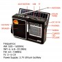 Radio Portable PX-K7BTS à Énergie Solaire & Connectivité Polyvalente, MW, FM, AM, TV, SW1-6