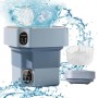 Mini Machine à Laver JEWIN JW-01, 12V, 8L, 4.5kg, Pliable avec Essoreuse, Économique en Eau et Énergie