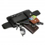 Sac Banane en Cuir PU pour Homme, pour le voyage, le sport, la marche ou les sorties du quotidien