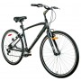 Vélo Bicyclette Urbaine Altitude Infinity, 7 vitesses en Aluminium avec, jantes en alliage double paroi, Noir