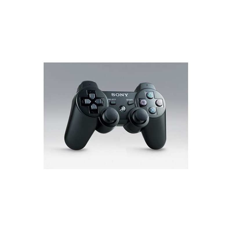 Manette PS3 DualShock 3 Rouge Foncé Authentique - Modèle CECHZC2J, Sans Fil, Occasion Fonctionnelle