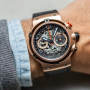 Montre Homme Chronographe Sport Hublot Ferrari GT, Quartz suisse, Acier inoxydable