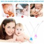 Mouche-Bébé Manuel, Aspiration nasal Douce et Efficace, Facile à nettoyer et réutilisable
