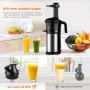 Extracteur de Jus Lent Sanford SF6822JC, 200 W, 45-65 tours/min acier inoxydable