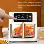 Friteuse à Air transparent SuTai ST-802, 8L, 220V, 1000W, 8 programmes de cuisson