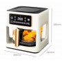 Friteuse à Air transparent SuTai ST-802, 8L, 220V, 1000W, 8 programmes de cuisson